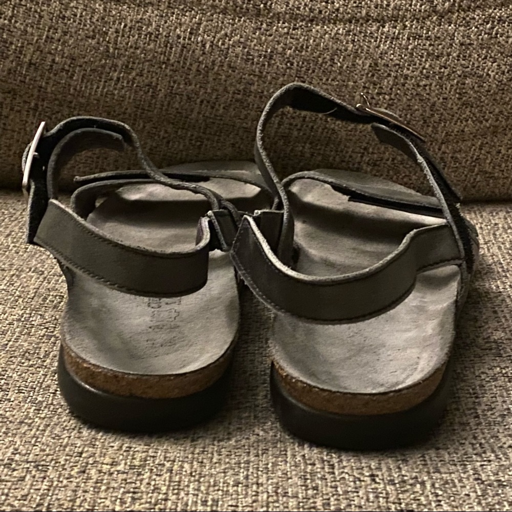 Naot Womens Norah Slingback Sandals Comfort Adjustable Pewter Gray EUR 42 - Picture 3 of 11
